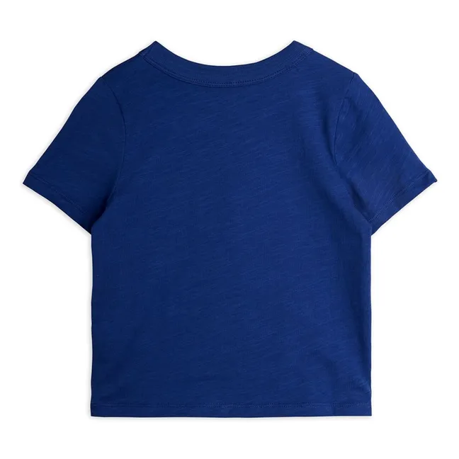 T-shirt Planète Coton Bio | Bleu