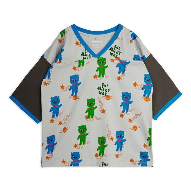 T-shirt Loose Aliens Coton Bio | Gris clair