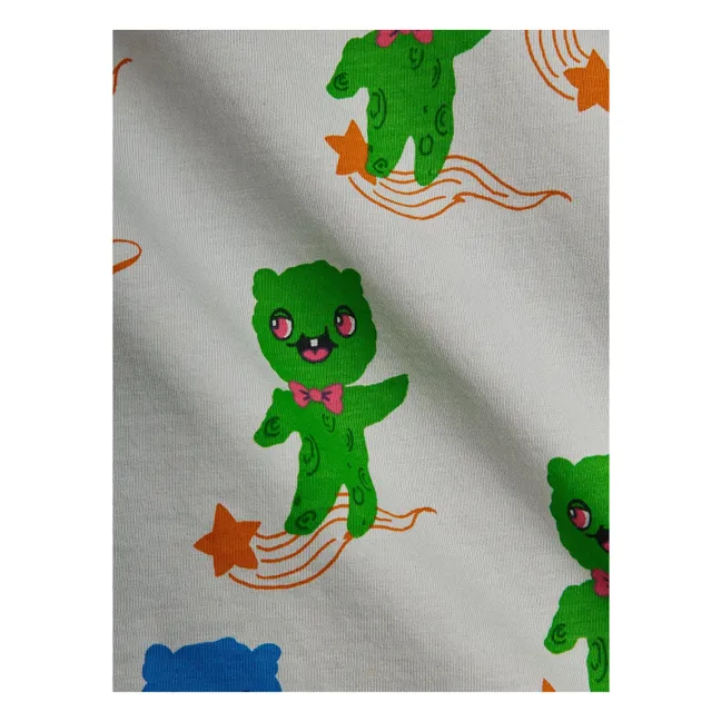 Loose Aliens organic cotton T-shirt | Light grey