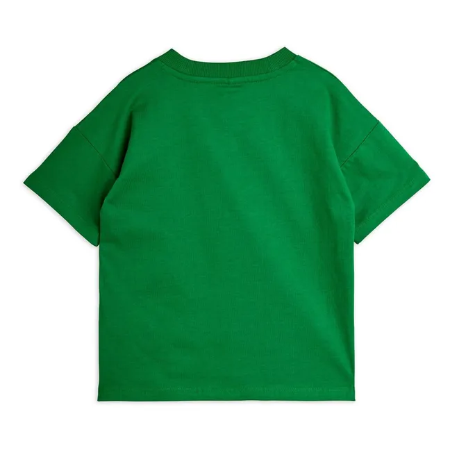 T-shirt Panthère Coton Bio | Vert