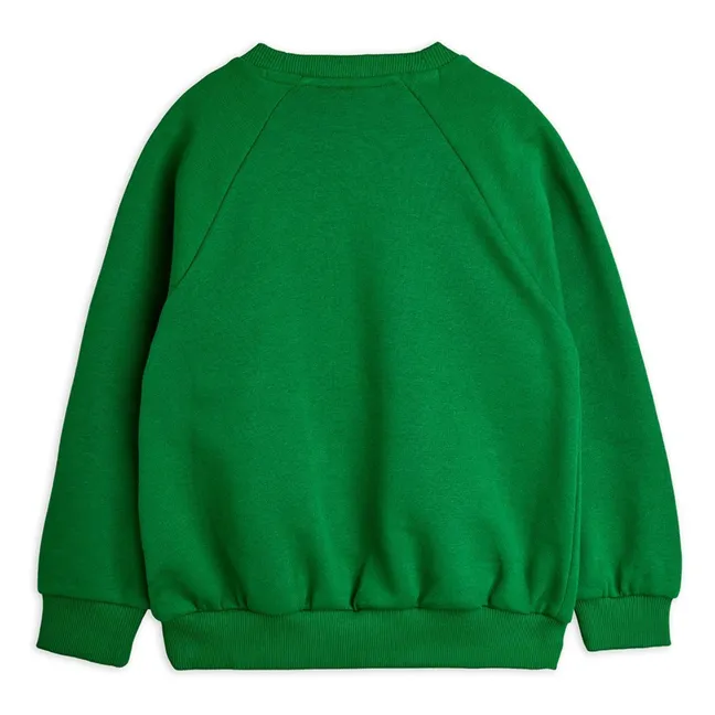 Sudadera Pantera de algodón orgánico | Verde