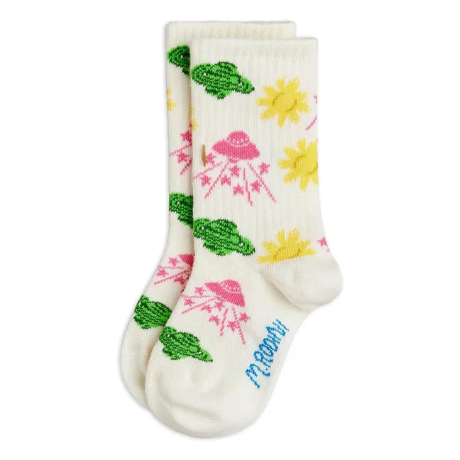 Calcetines de algodón ecológico Espace | Crudo