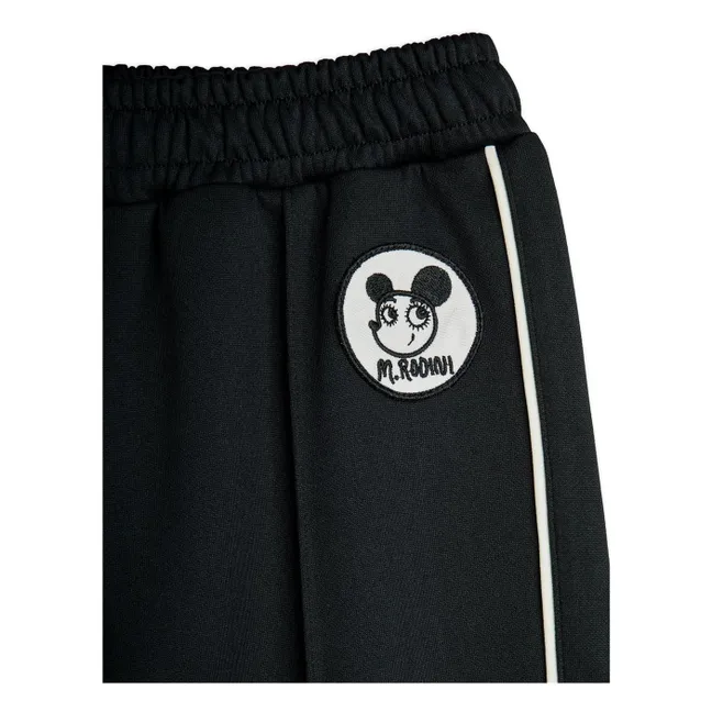 Pantalon Survêtement Patch Fibres Recyclées | Noir