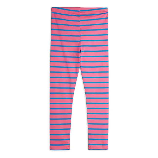 Striped Organic Cotton Legging | Pink