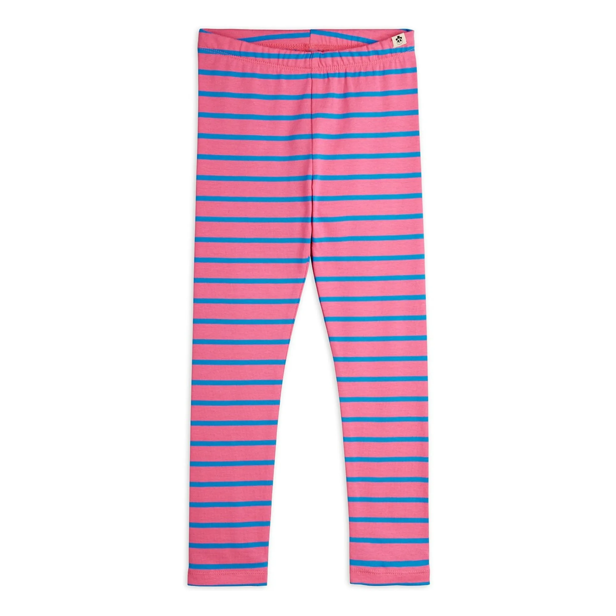 Mini Rodini Pink Striped Organic Cotton Legging