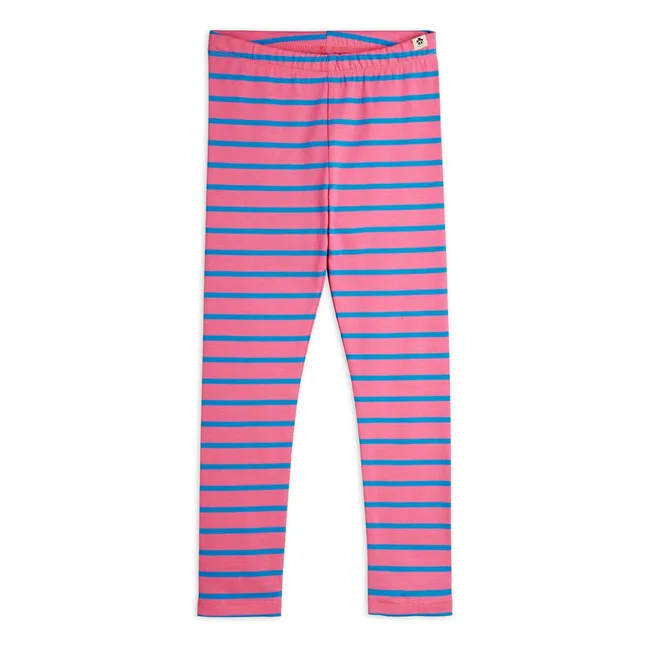 Striped Organic Cotton Legging | Pink