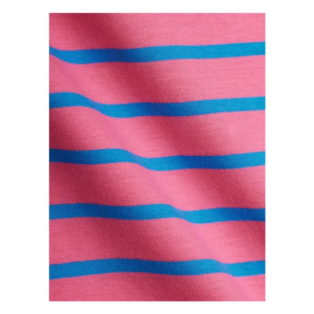 Striped Organic Cotton Legging | Pink