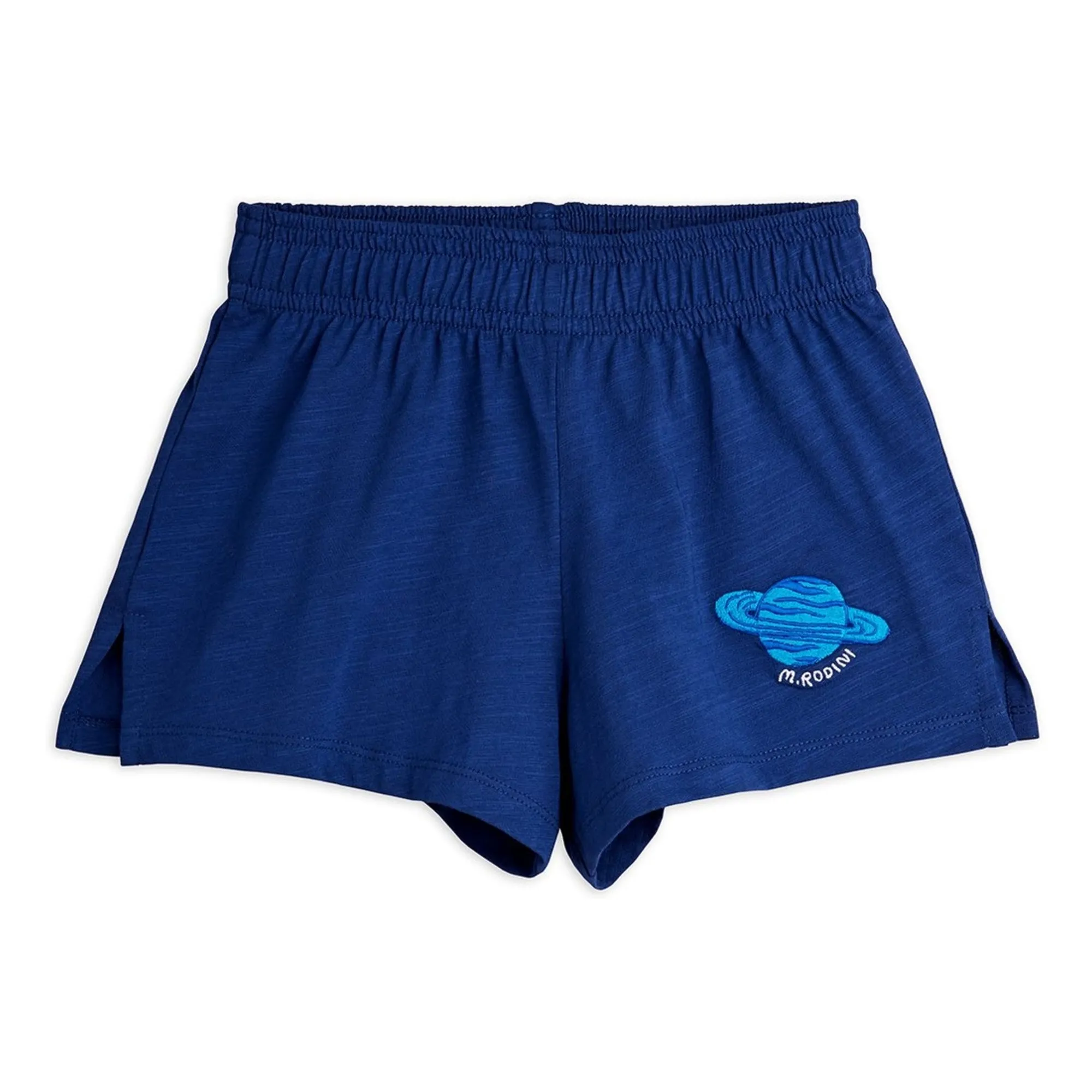 Mini Rodini Blue Planète Coton Bio Shorts