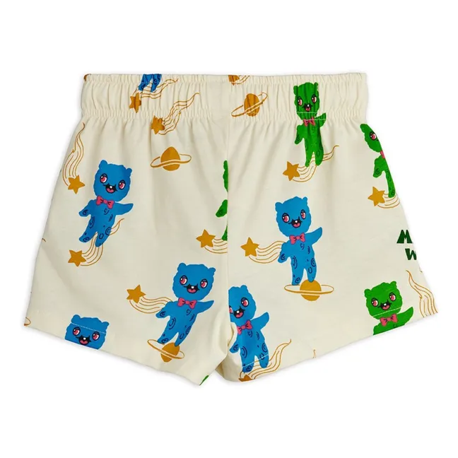 Aliens Organic Cotton Shorts | Ecru