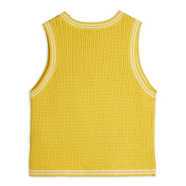 Top Maille Coton Bio | Jaune
