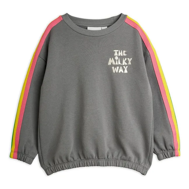 Sweat Arc en Ciel Coton Bio | Gris