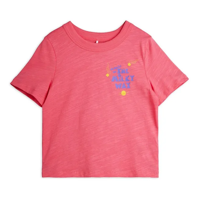T-shirt Via Lattea Cotone organico | Rosa