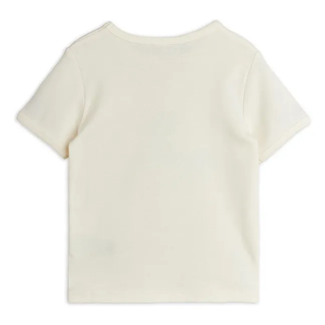 T-shirt Space Tour Coton Bio | Ecru
