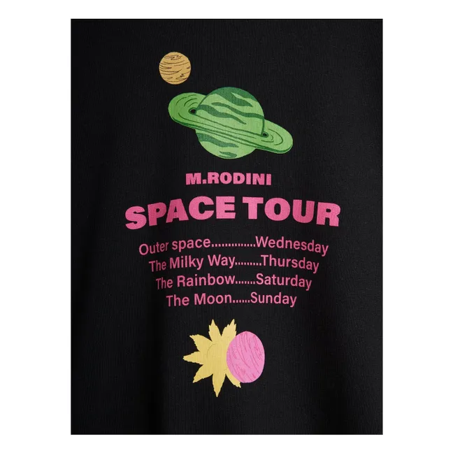 Sweat Space Tour Coton Bio | Noir