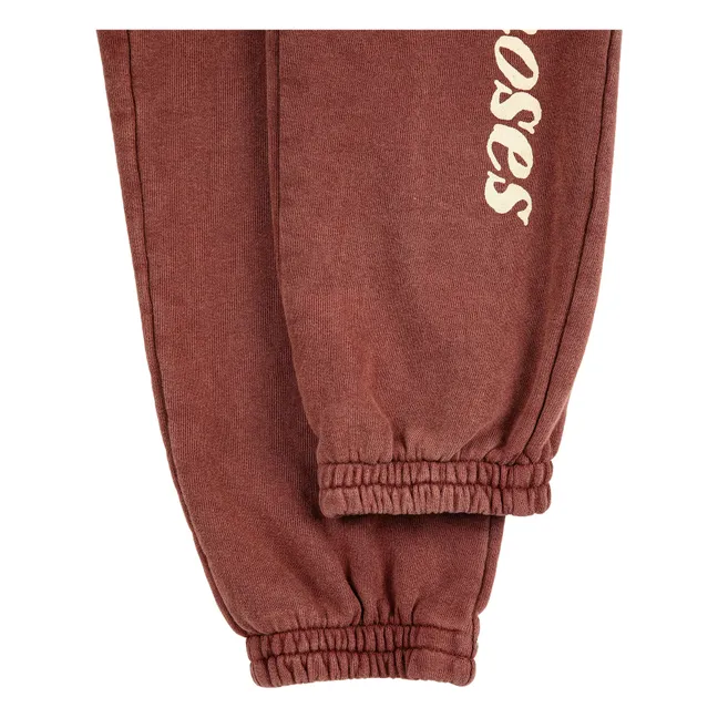 Jogger de algodón orgánico Bobo Choses | Marrón