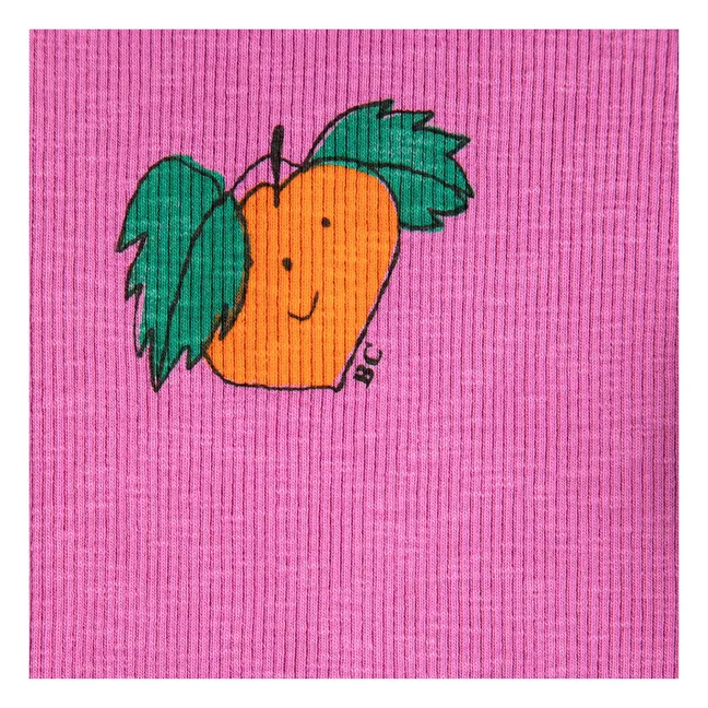 Legging Oranges Coton Bio | Violet