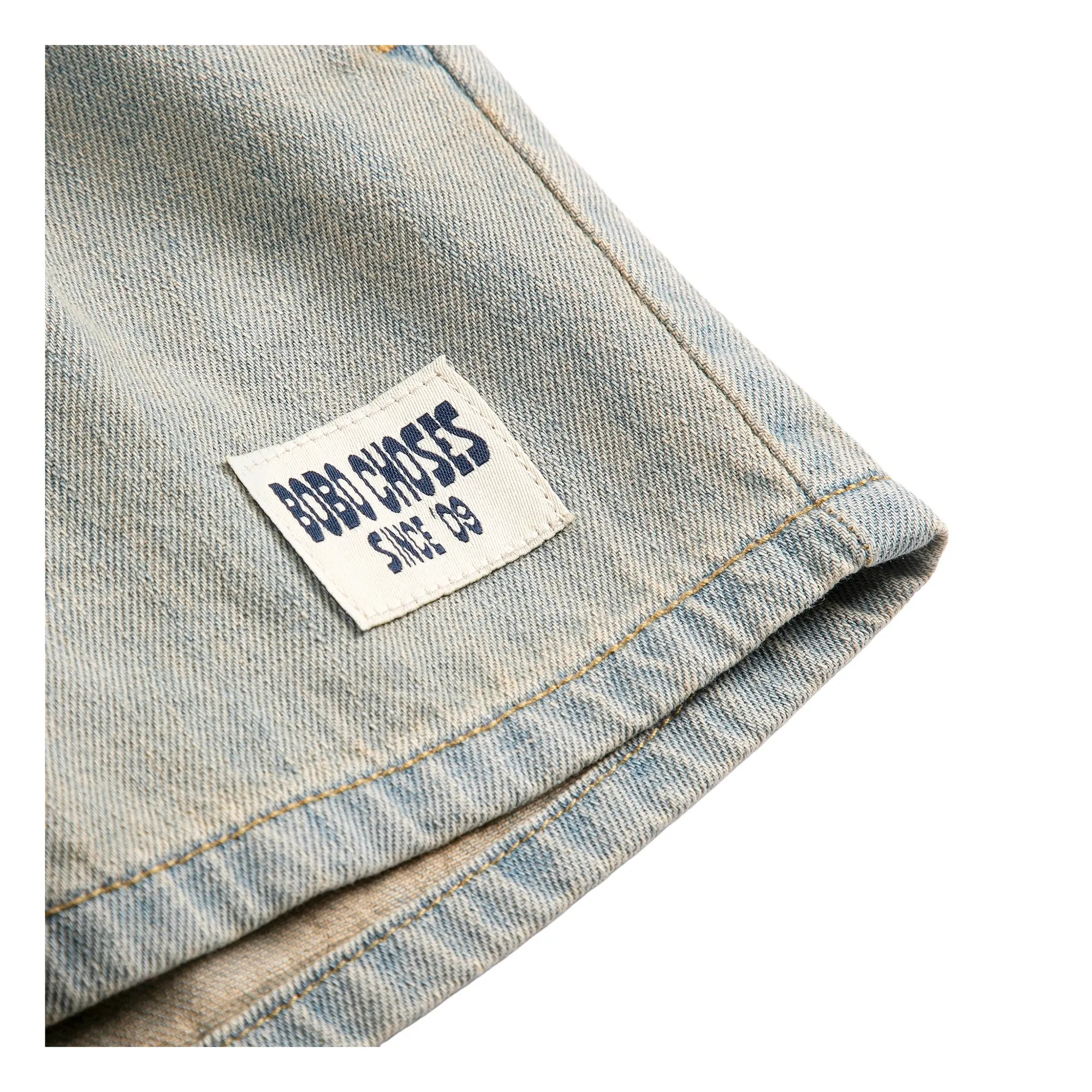 Short Denim Bobo Choses Délavé | Bleu- Image produit n°3