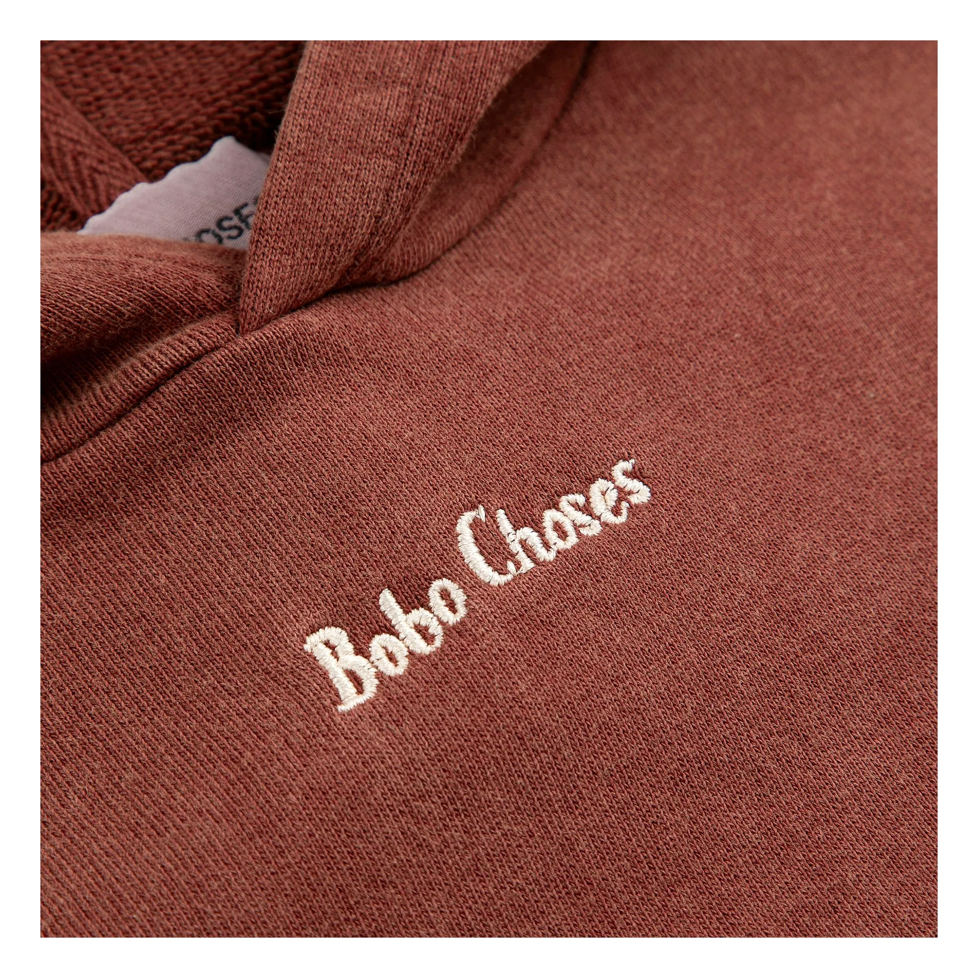 Sweat à Capuche Bobo Choses Coton Bio | Marron- Image produit n°3