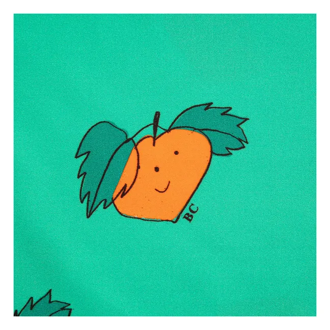 T-shirt de Bain Anti-UV Oranges Fibres Recyclées | Vert