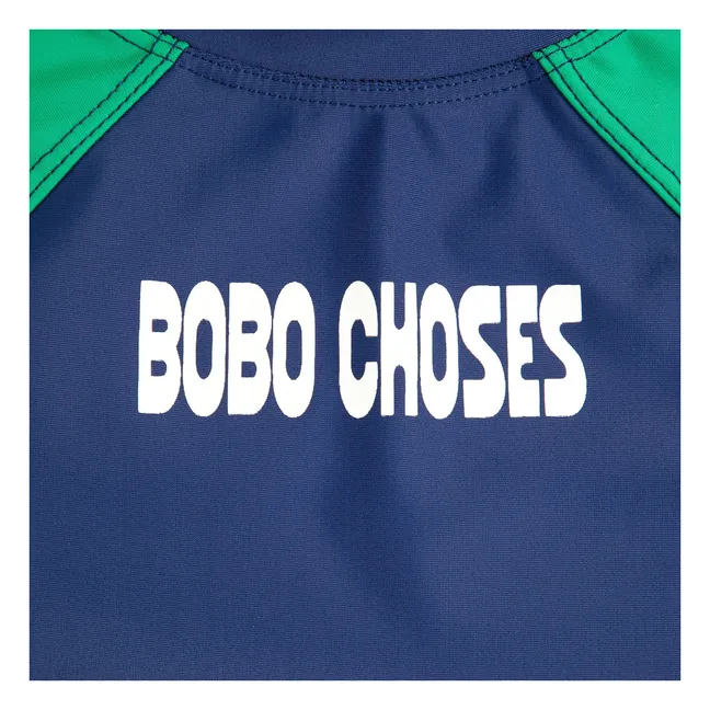 Bobo Choses Recycled Fiber UV Protection Bath T-Shirt | Navy blue