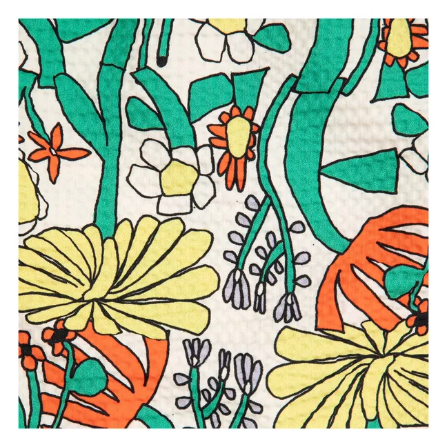 Bañador floral Fibras recicladas | Crudo