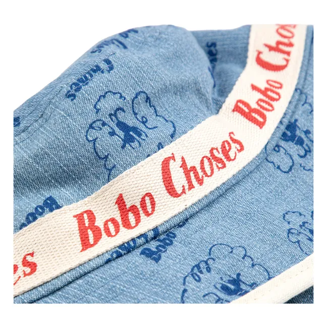 Chapeau Denim Chiens Fibres Recyclées | Bleu