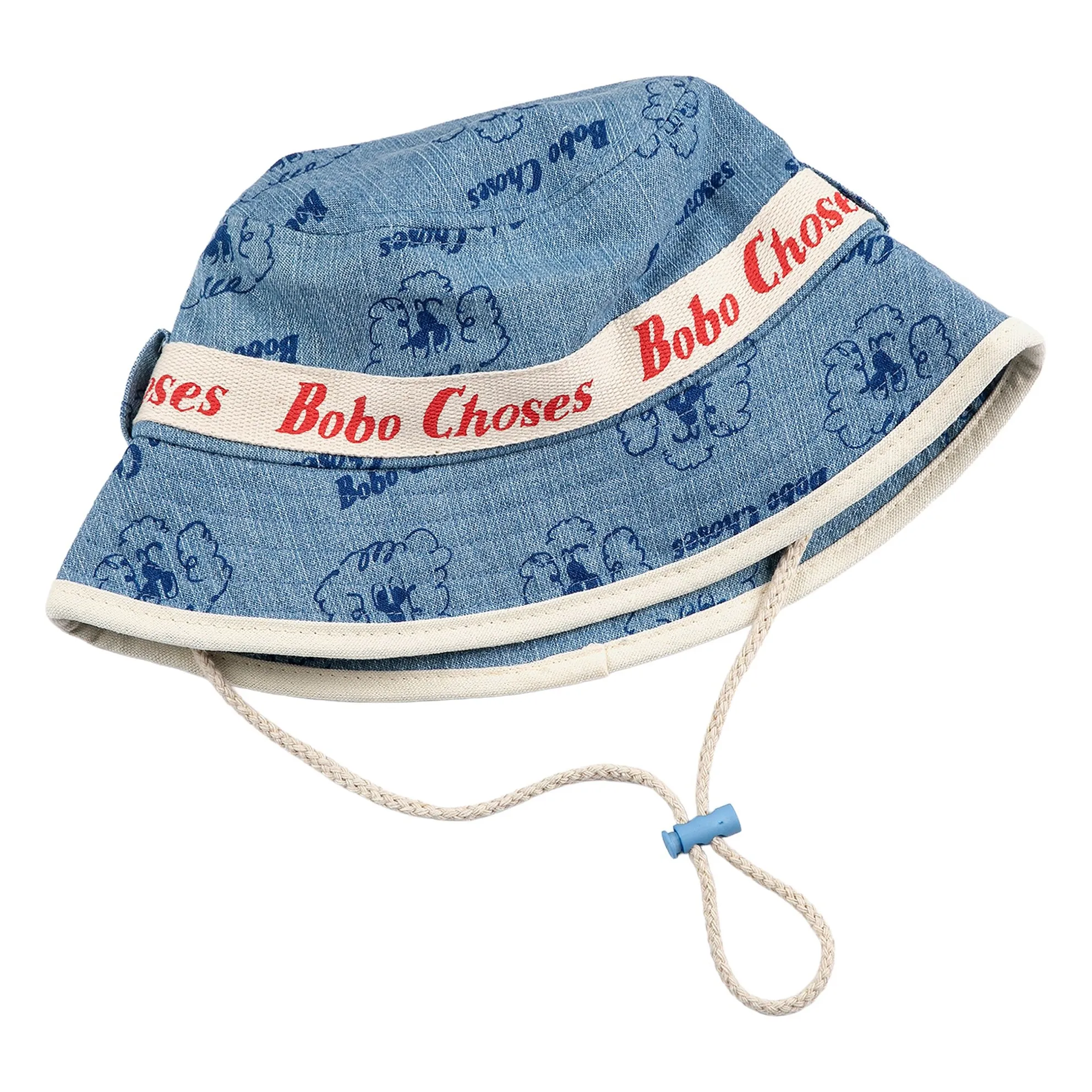 Bobo Choses Blue Denim Dog Hat Recycled Fiber