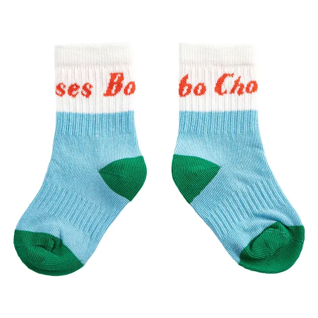 Bobo Choses Organic Cotton Socks | Blue