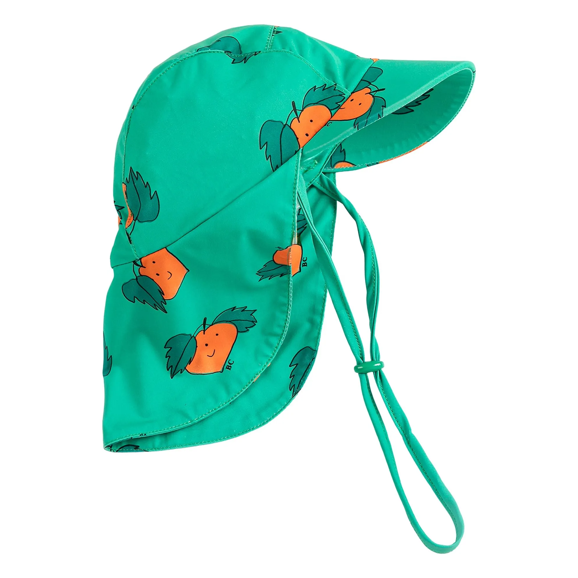 Bobo Choses Green Orange Baby Bathing Cap