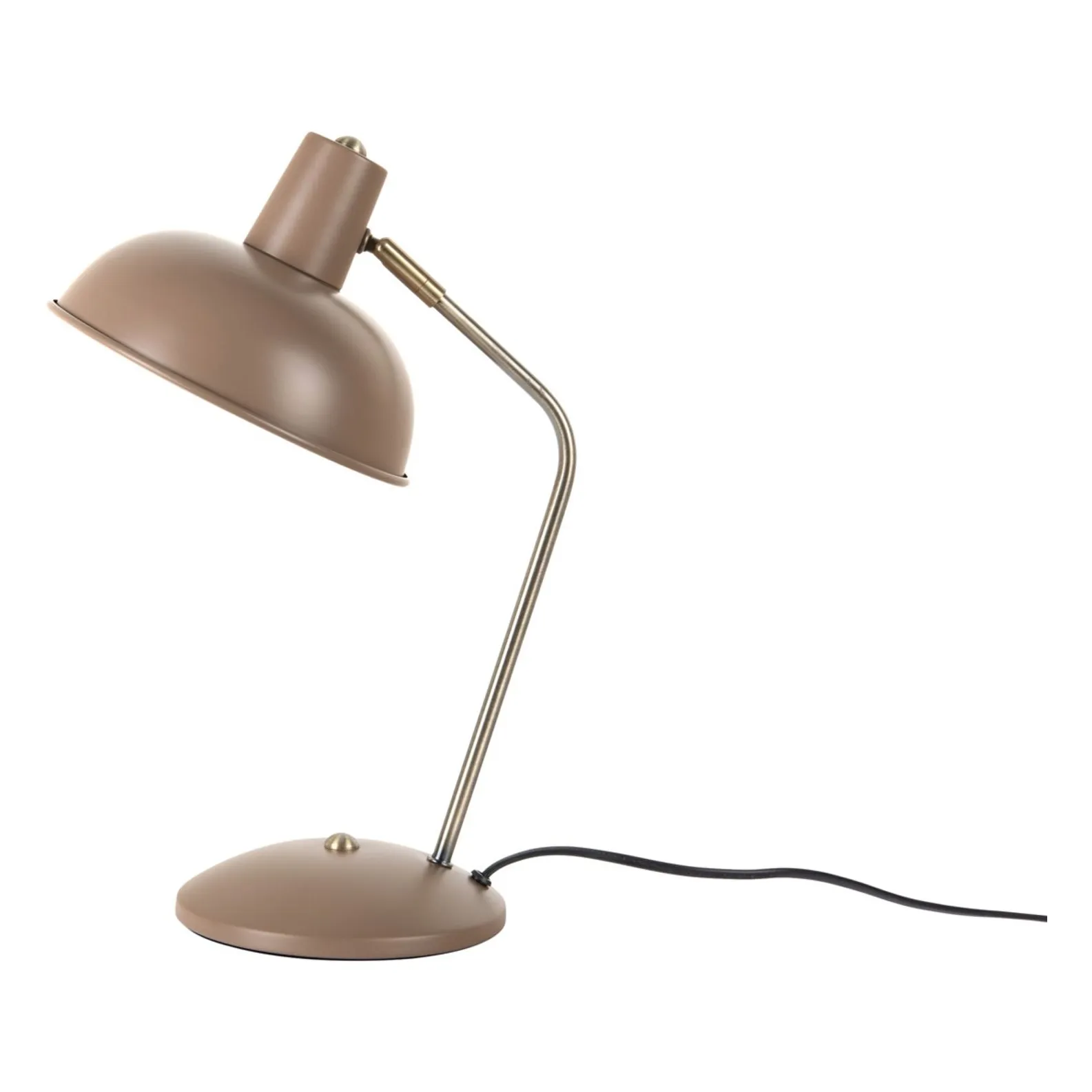 Present Time Brown Hood Table Lamp
