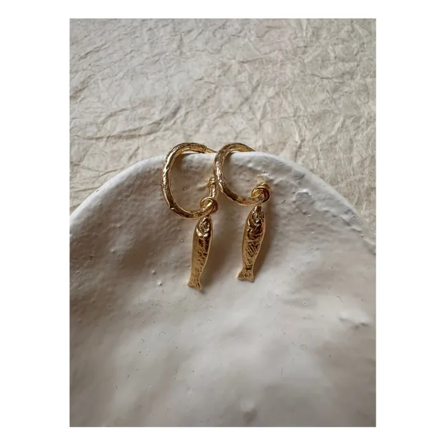 Pendientes Riva | Dorado
