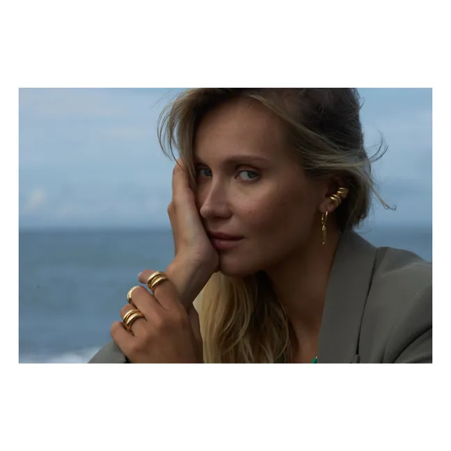 Boucles d'Oreilles Riva | Doré