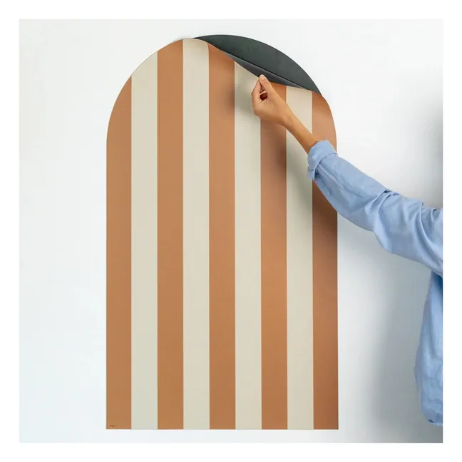 Tableau magnétique Arche avec revêtement rayé | Camel