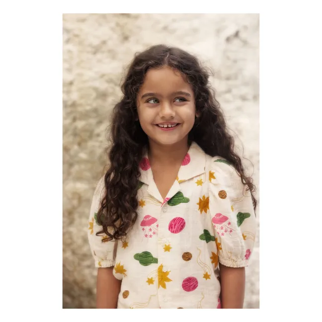 Blouse Espace Gaze de Coton Bio | Ecru