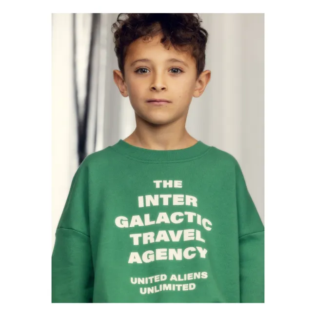 Sweat Travel Agency Coton Bio | Vert