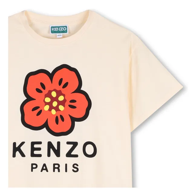 Flower T-shirt | Ecru