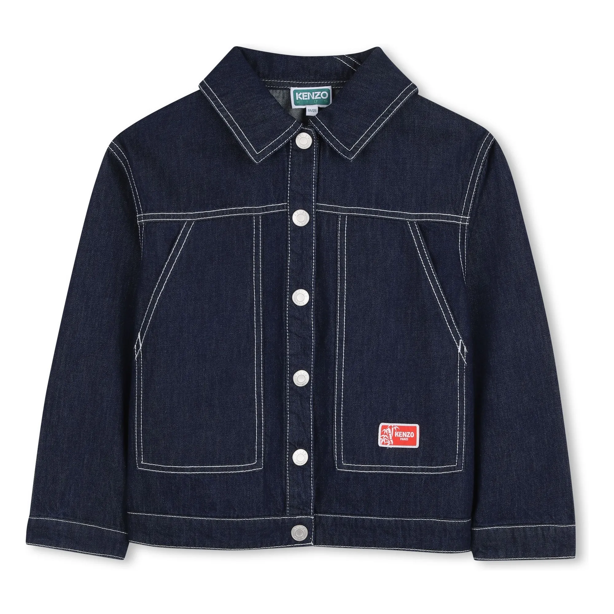 Veste Denim Kenzo Garden  | Bleu foncé- Image produit n°3