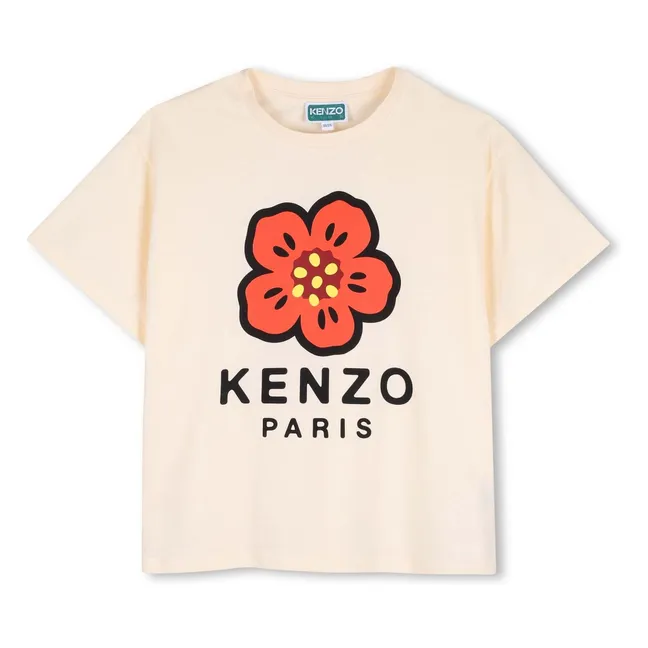 Flower T-shirt | Ecru