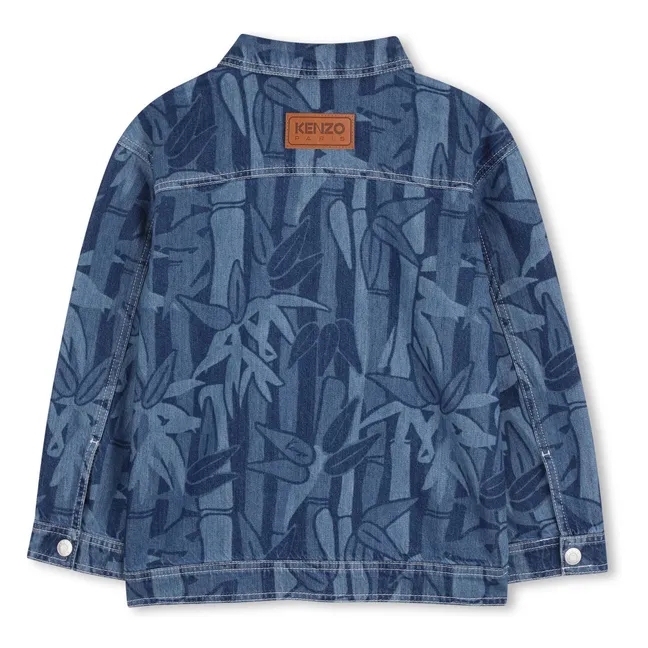 Eden Jungle Bamboo Denim Jacket | Blue