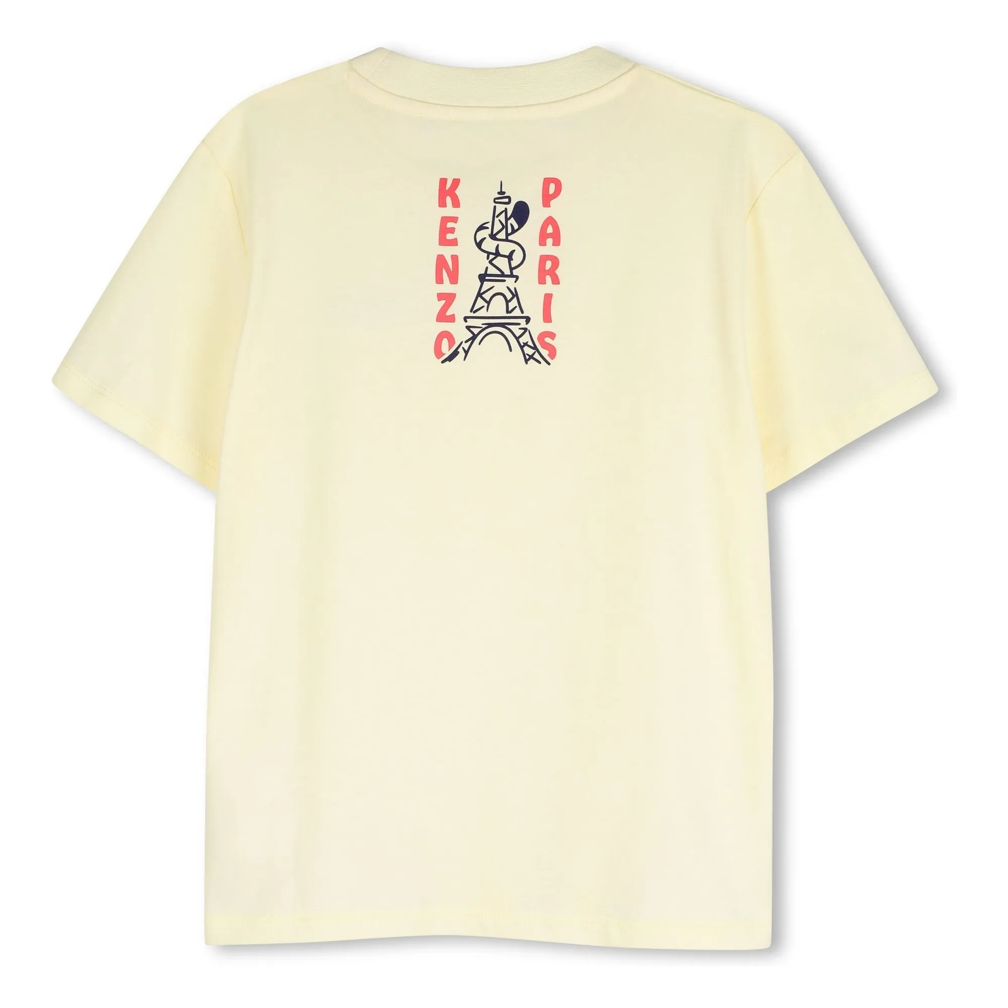 T-shirt Kenzo Garden Paris | Jaune pâle- Image produit n°2