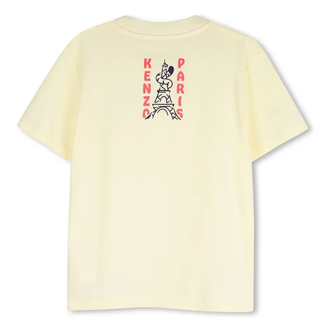 Maglietta Kenzo Garden Paris | Giallo chiaro