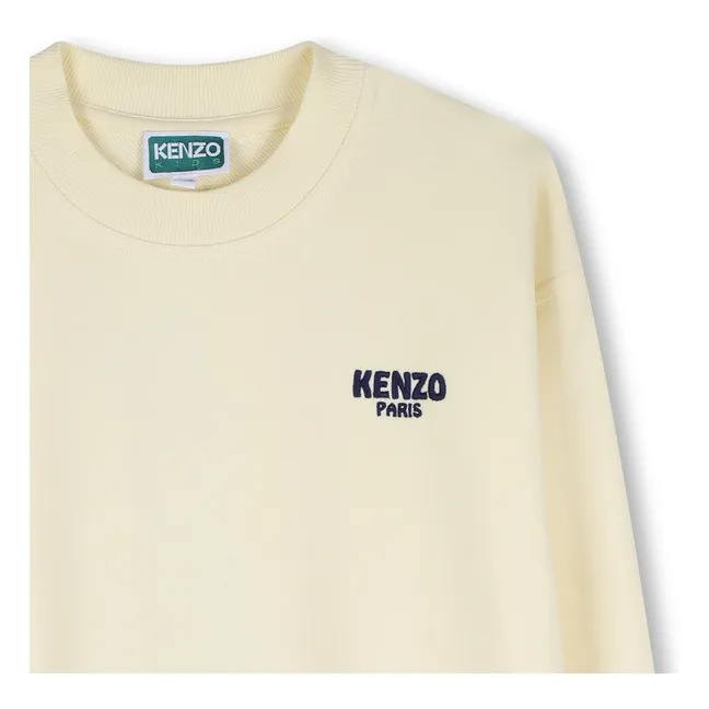 Molton Sweat Kenzo Garden Paris | Pale yellow