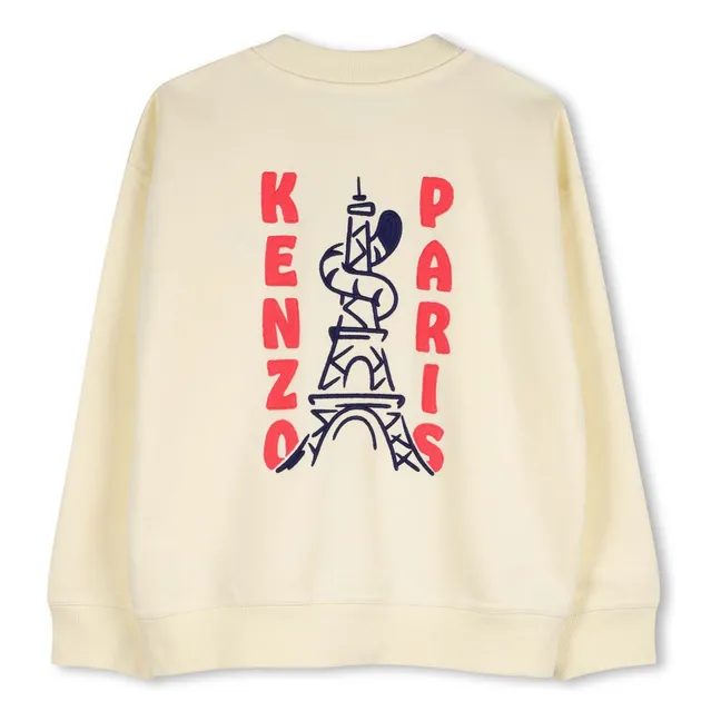 Molton Sweat Kenzo Garden Paris | Pale yellow