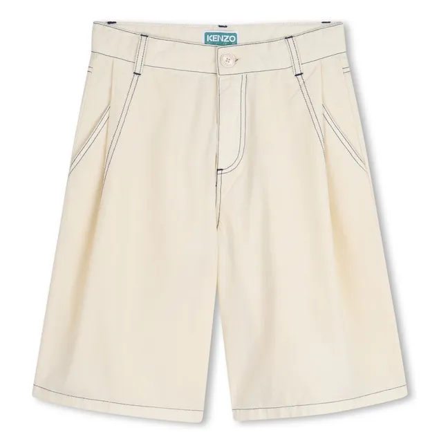 Bermuda shorts Kenzo Garden | Ecru