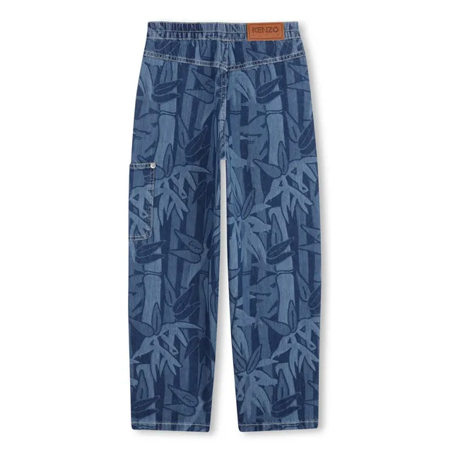 Pantalones vaqueros Eden Jungle Bamboo | Azul