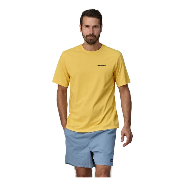 T-shirt P-6 Logo Responsibili Fibres Recyclées | Jaune