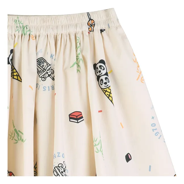 Jupe Happy Sweet Panda | Ecru