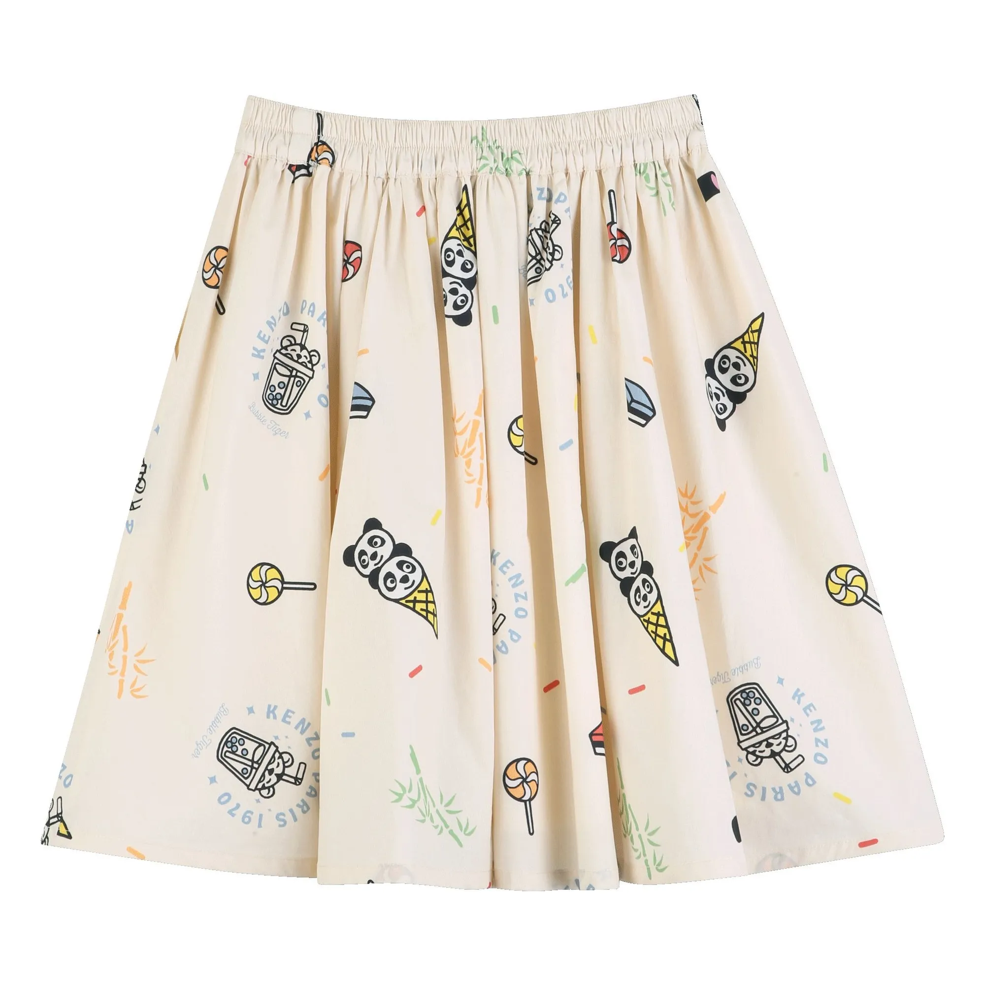 Jupe Happy Sweet Panda | Ecru- Image produit n°4