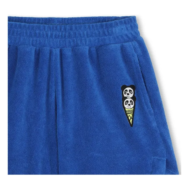 Pantalones cortos de rizo Happy Sweet | Azul Rey