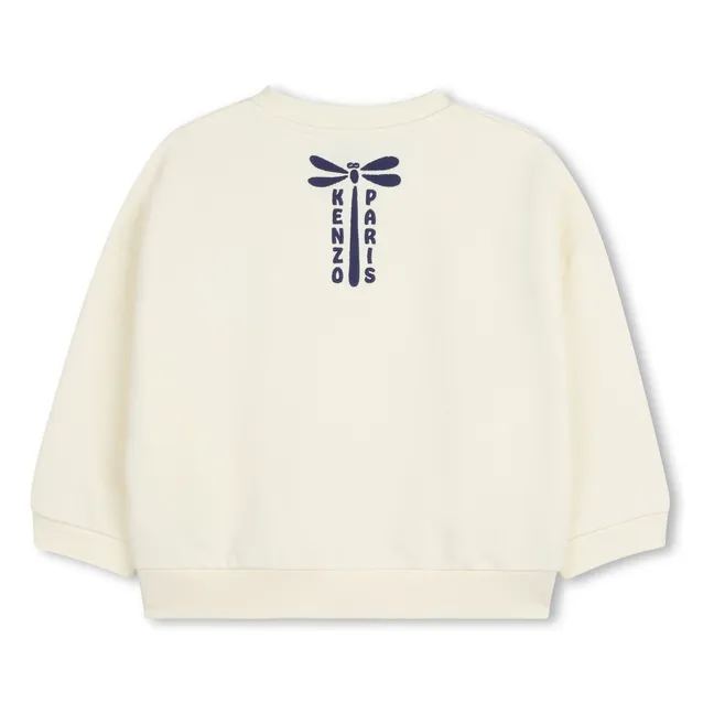 Sweat Molleton Kenzo Garden Libellule | Jaune pâle